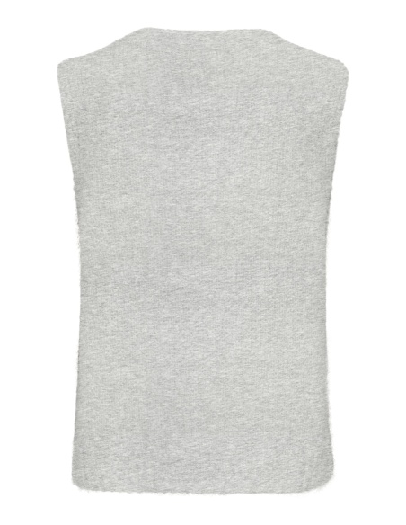 Gilet Noeud Light Grey Melange ONLNELLIE ONLY - 3 | TOPS